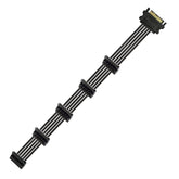 Cruxtec SATA Power Splitter Cable 15pin Male to 5 x 15pin Female 90deg (40cm) image