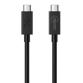 Cruxtec USB4 USB-C Full-Feature Coaxial Cable ( 240W , 80Gpbs , ) 8K@60Hz / 4K@120Hz (1m) image