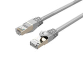 Cruxtec CAT7 SF/FTP 10GbE Shielded Ethernet Cable (White 10m) image