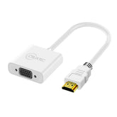 Cruxtec HDMI Male to VGA Female Cable Adapter with Audio (15cm) image