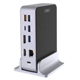 Cruxtec USB-C to DisplayPort Cable 8K@30Hz (Metallic Gray + Black 1m) image
