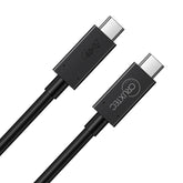 Cruxtec USB4 USB-C Full-Feature Coaxial Cable ( 240W , 40Gpbs , ) 8K@60Hz / 4K@120Hz (1m) image