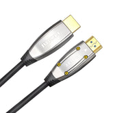 Cruxtec Ultra High-Speed Active Optical Fiber HDMI Cable 48Gbps 8K@60Hz / 4K@120Hz (Black&silvery 15m) image