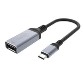 Cruxtec USB-C to DisplayPort Adapter 8K@60Hz / 4K@120Hz (Space Grey 15cm) image