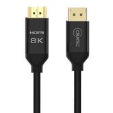 Cruxtec DisplayPort to HDMI Cable 8K@60Hz / 4K@120Hz (Black 2m) image
