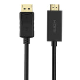 Cruxtec DisplayPort Male to HDMI Male FHD Cable (Black 2m) image