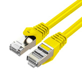 Cruxtec CAT7 SF/FTP 10GbE Shielded Ethernet Cable (Yellow 20m) image