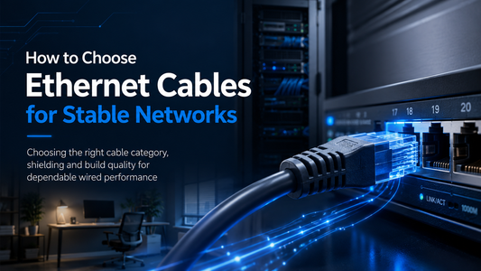Cruxtec Ethernet cable guide hero image for reliable network cabling