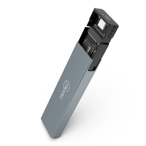 Cruxtec NVMe & NGFF Dual Protocol M.2 SSD to USB-C Enclosure 10Gbps image