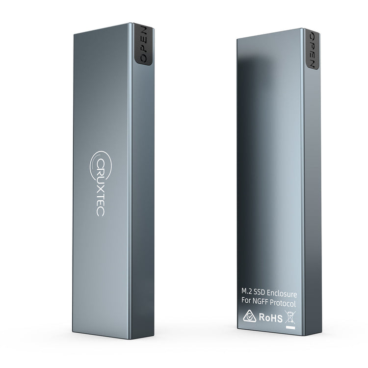 Cruxtec NGFF M.2 SSD to USB-C Enclosure 5Gbps image