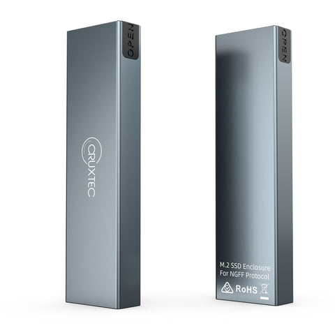 Cruxtec NGFF M.2 SSD to USB-C Enclosure 5Gbps image