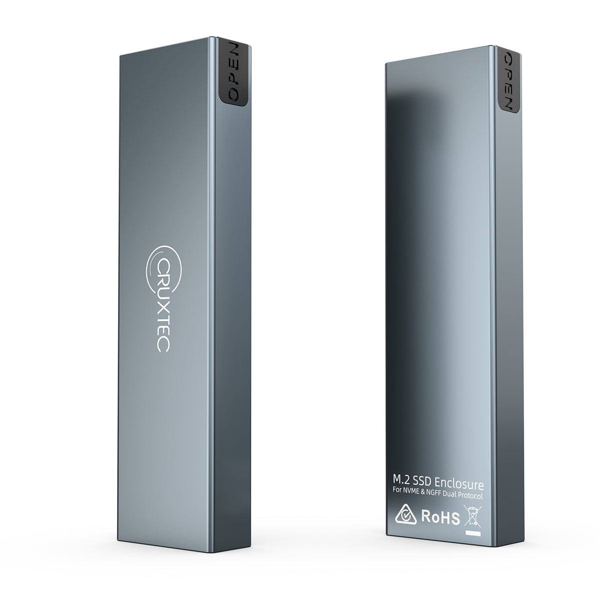 Cruxtec NVMe & NGFF Dual Protocol M.2 SSD to USB-C Enclosure 10Gbps image