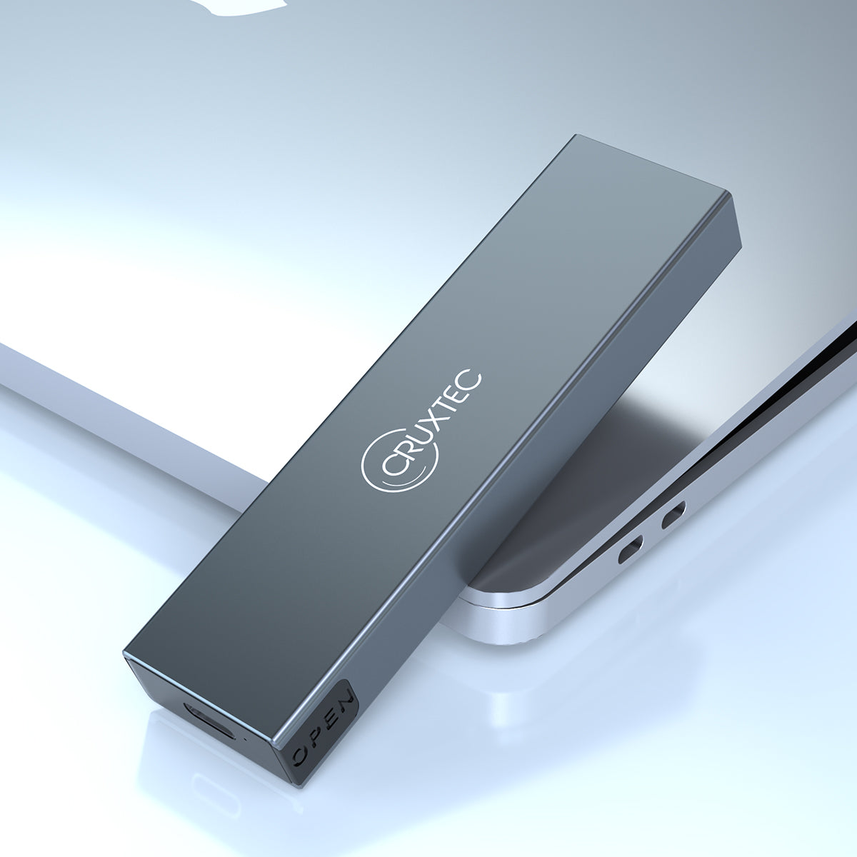 Cruxtec NVMe & NGFF Dual Protocol M.2 SSD to USB-C Enclosure 10Gbps image