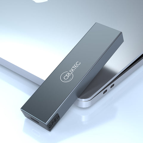 Cruxtec NVMe & NGFF Dual Protocol M.2 SSD to USB-C Enclosure 10Gbps image