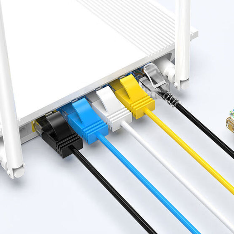Cruxtec CAT6A UTP 10GbE Ultra-Thin Ethernet Cable (White 50cm) image