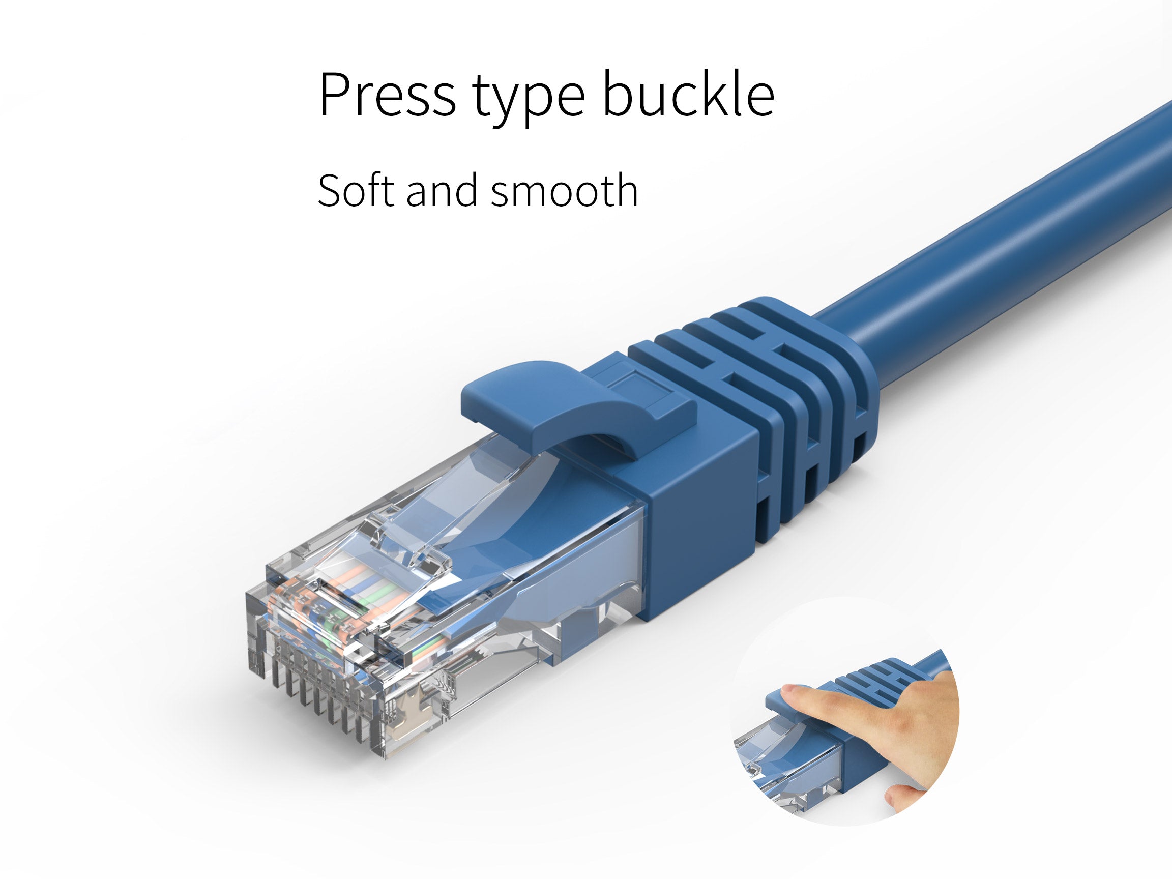 Cruxtec CAT6 UTP 10GbE Ethernet Cable (Blue 20m) image