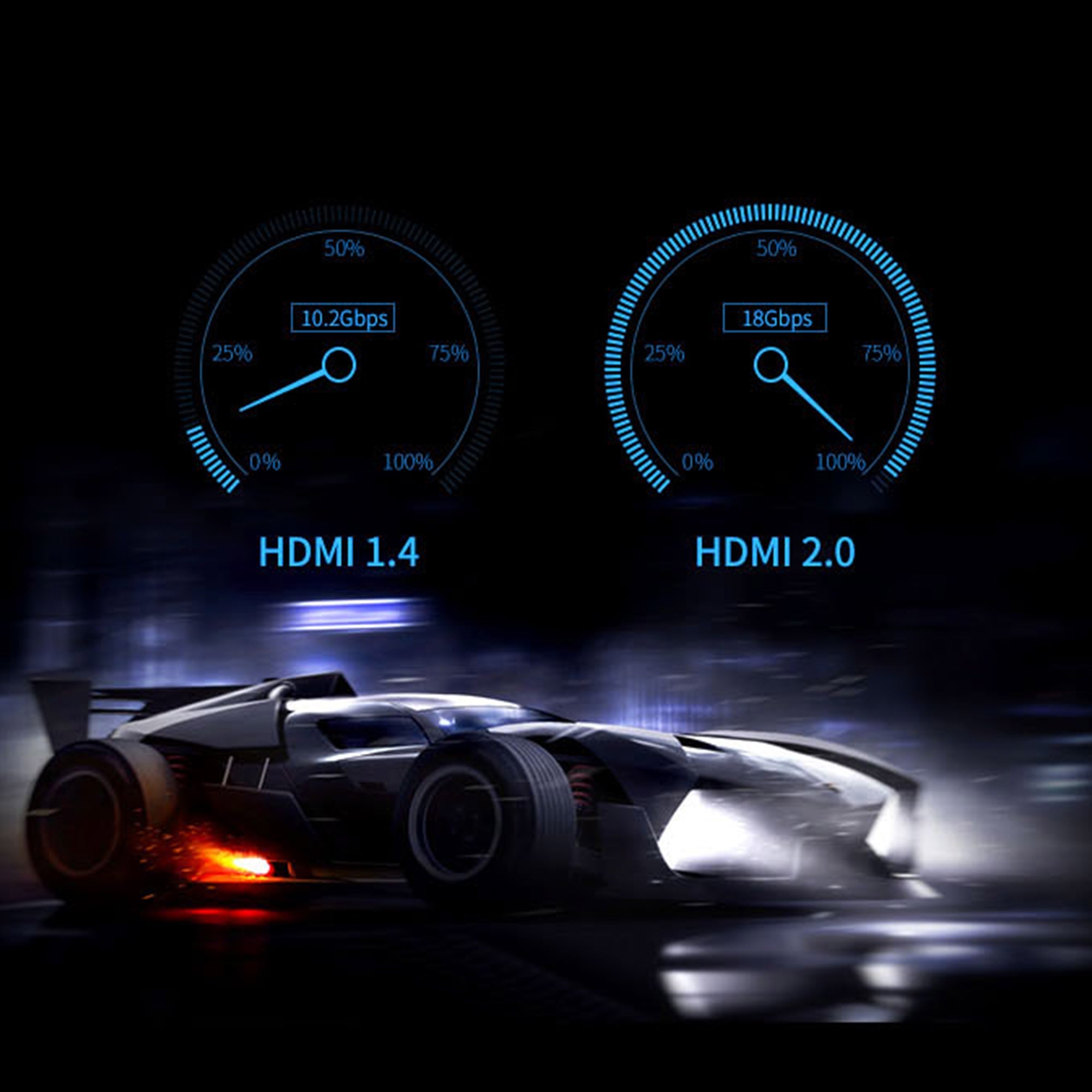 Cruxtec High-Speed HDMI Cable 4K@60Hz (Black 3m) image