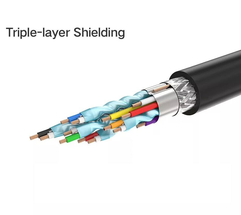 Cruxtec High-Speed HDMI Cable 8K@60Hz / 4K@120Hz (Black 10m) image