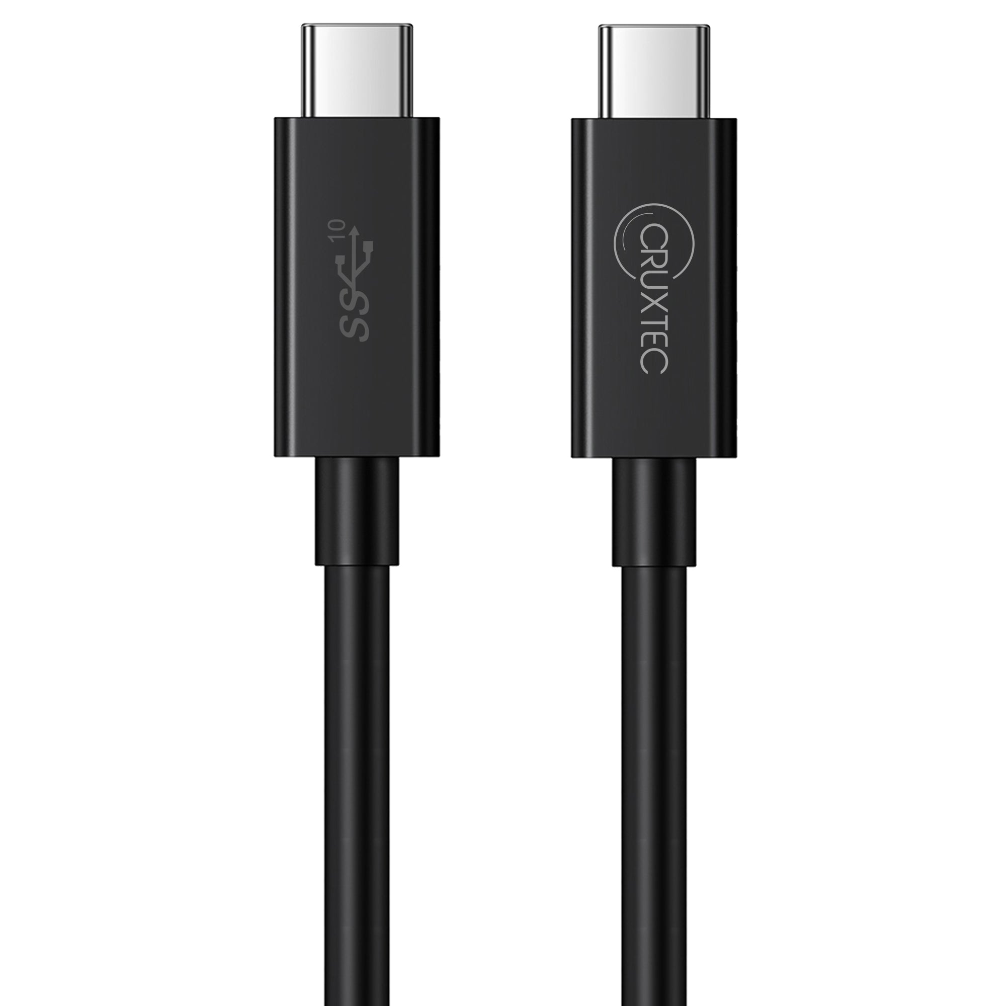 Cruxtec USB-C to USB-C Full-Feature Cable ( 240W , 10Gpbs , ) 4K@60Hz (1m) image