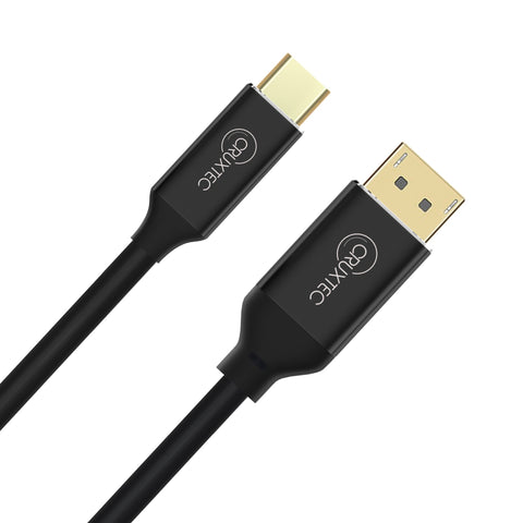 Cruxtec USB-C to DisplayPort Cable 8K@60Hz / 4K@120Hz (Black 3m) image