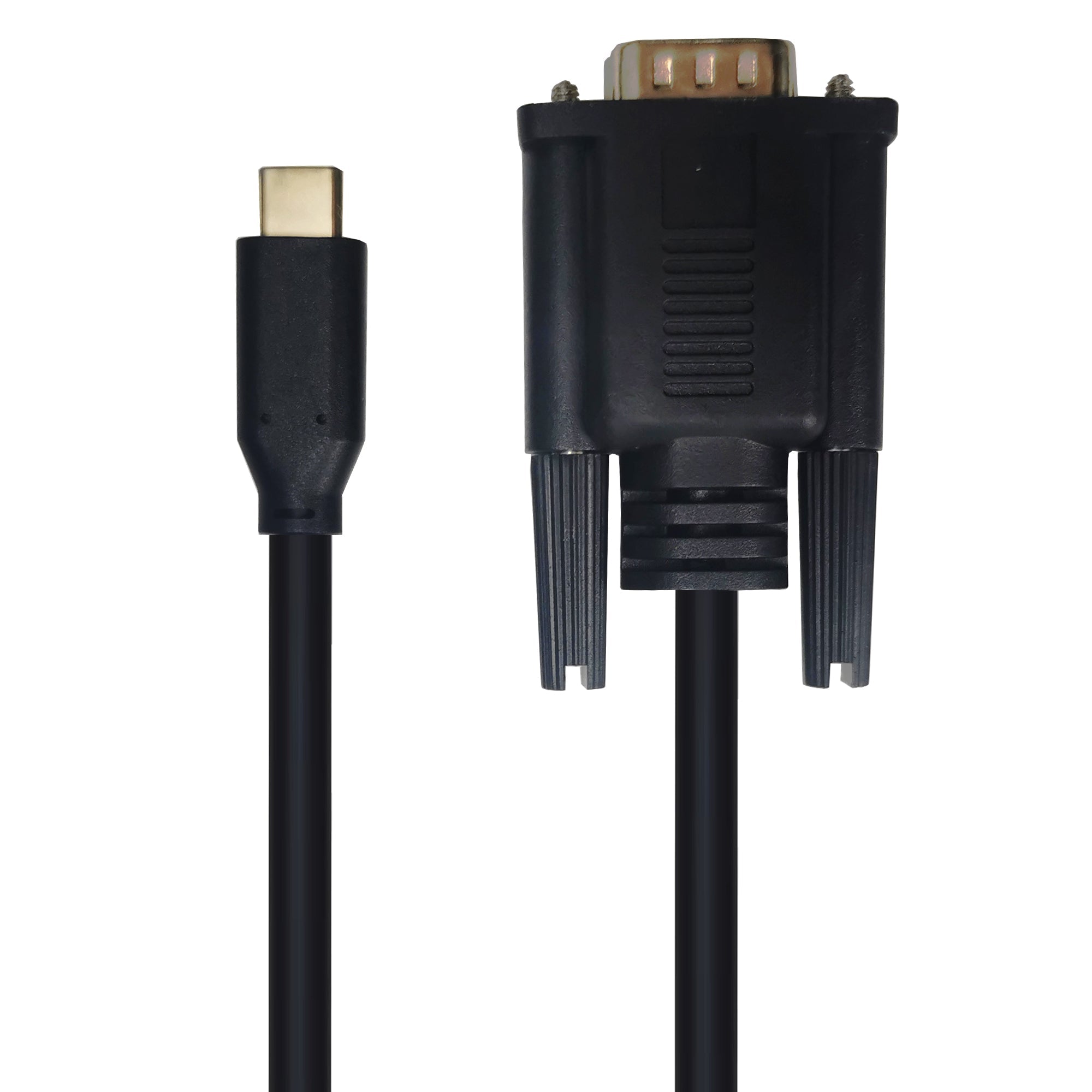 Cruxtec USB-C Male to VGA Male Cable (Black 2m) image