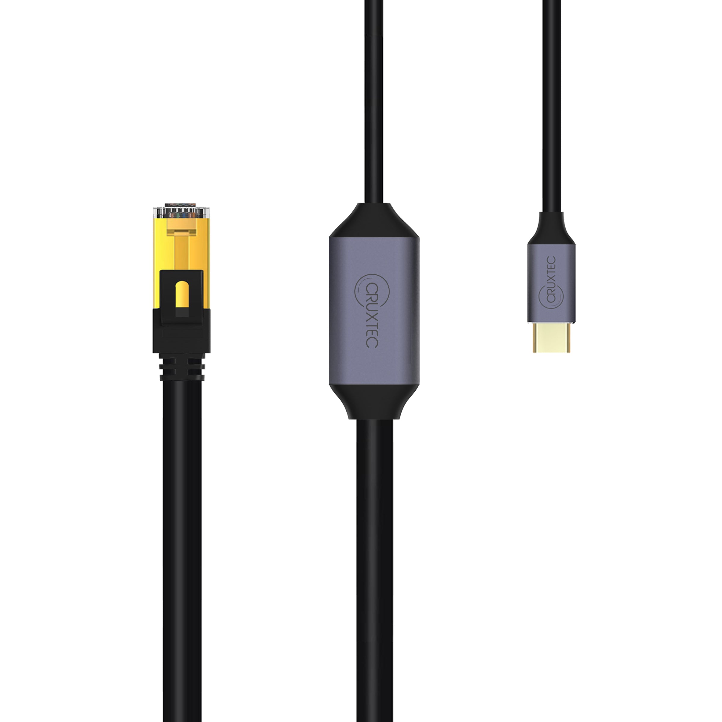 Cruxtec USB-C to RJ45 Ethernet Cable (Black 3m) image