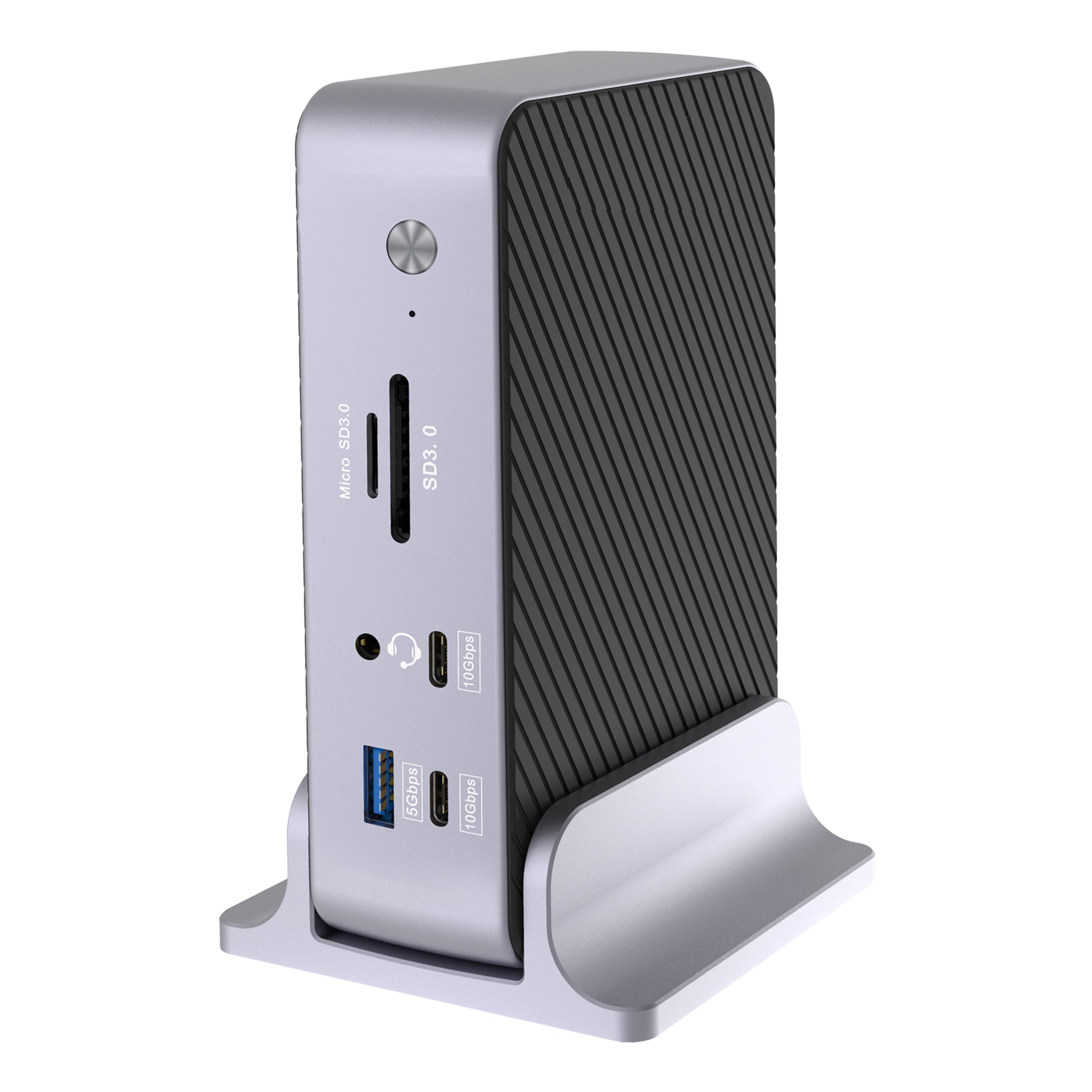 Cruxtec USB-C to DisplayPort Cable 8K@30Hz (Metallic Gray + Black 1m) image