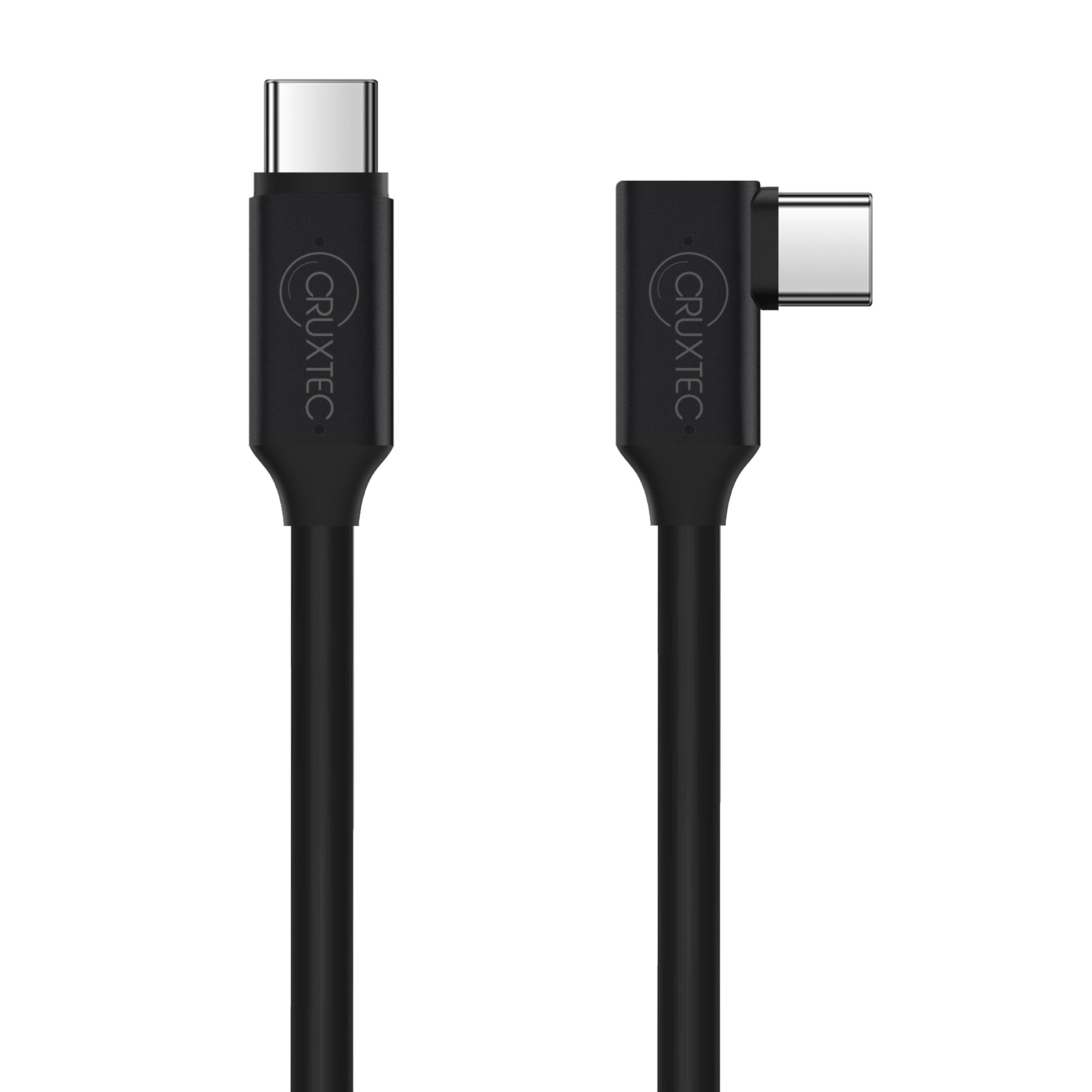 Cruxtec Optical Fiber Right-Angle USB-C to USB-C VR Link Cable (Black 5m) image