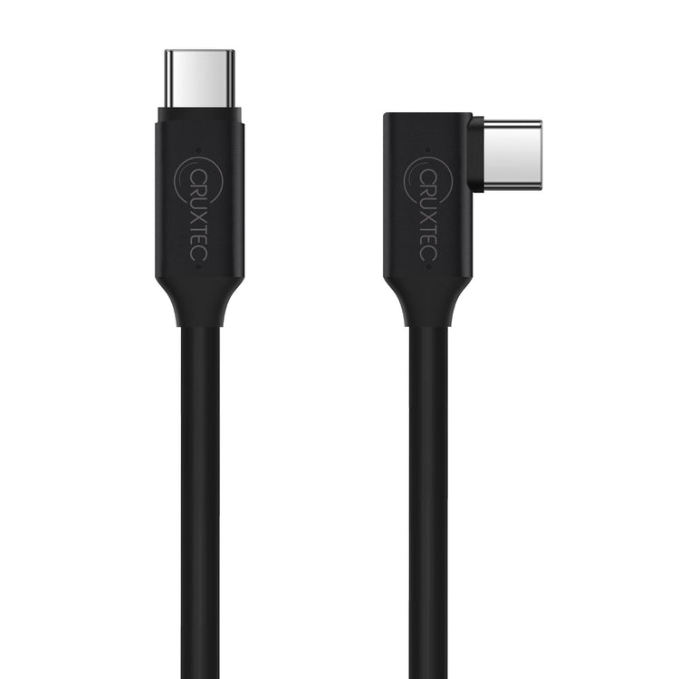 Cruxtec Optical Fiber Right-Angle USB-C to USB-C VR Link Cable (Black 5m) image