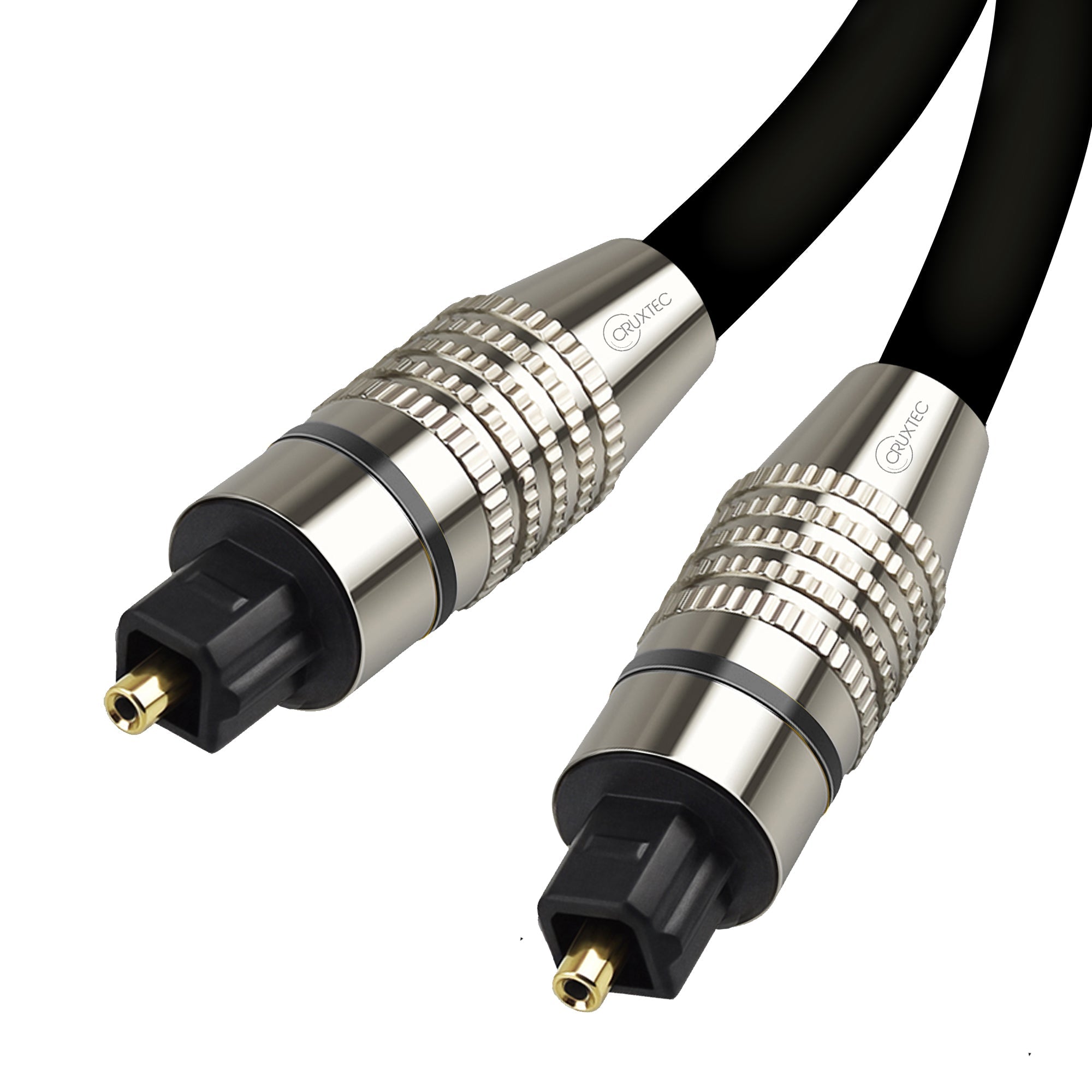 Cruxtec Optical Fiber Toslink Digital Audio Cable (1m) image