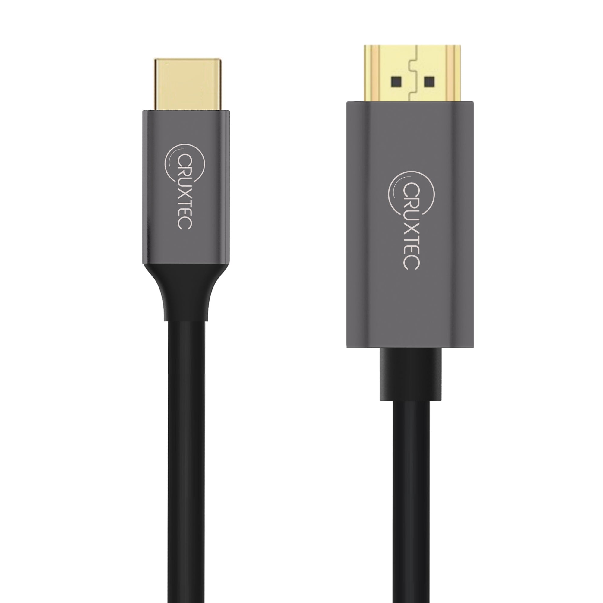Cruxtec USB-C to HDMI Cable 8K@60Hz / 4K@120Hz (Black 2m) image