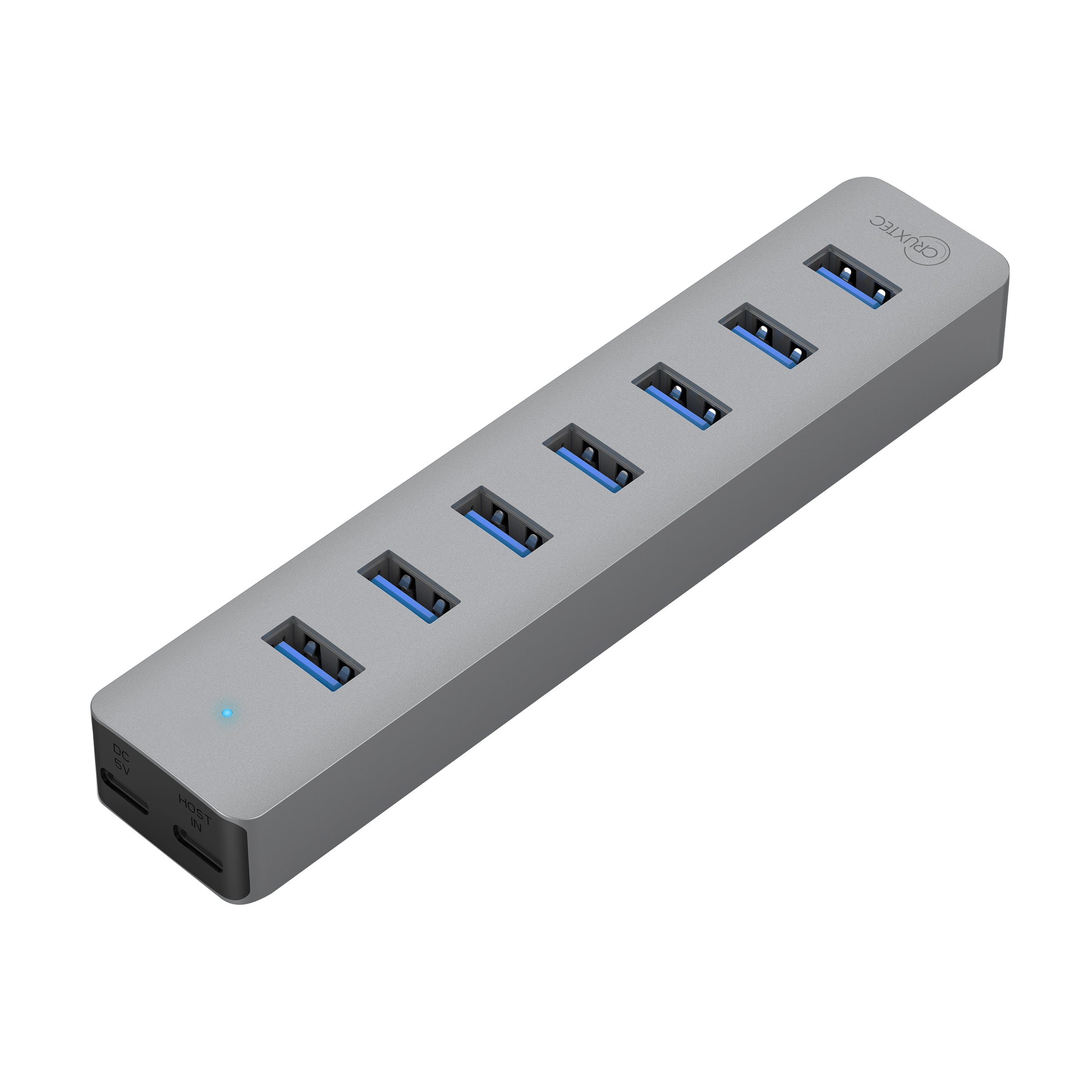 Cruxtec 7-Port USB 3.0 Hub with Type-C Power Port image