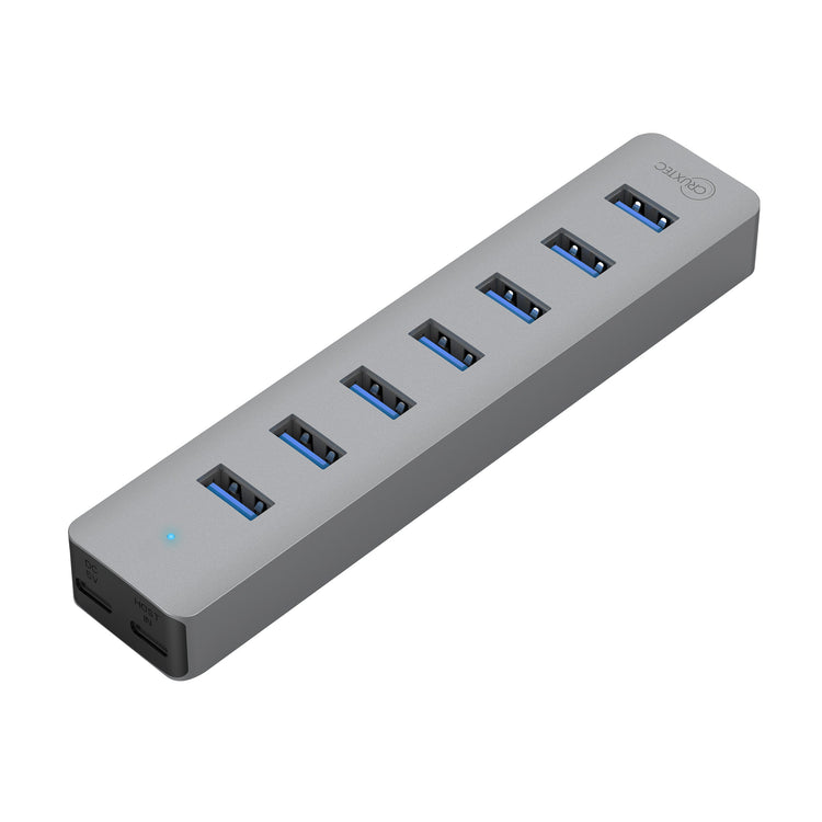 Cruxtec 7-Port USB 3.0 Hub with Type-C Power Port image
