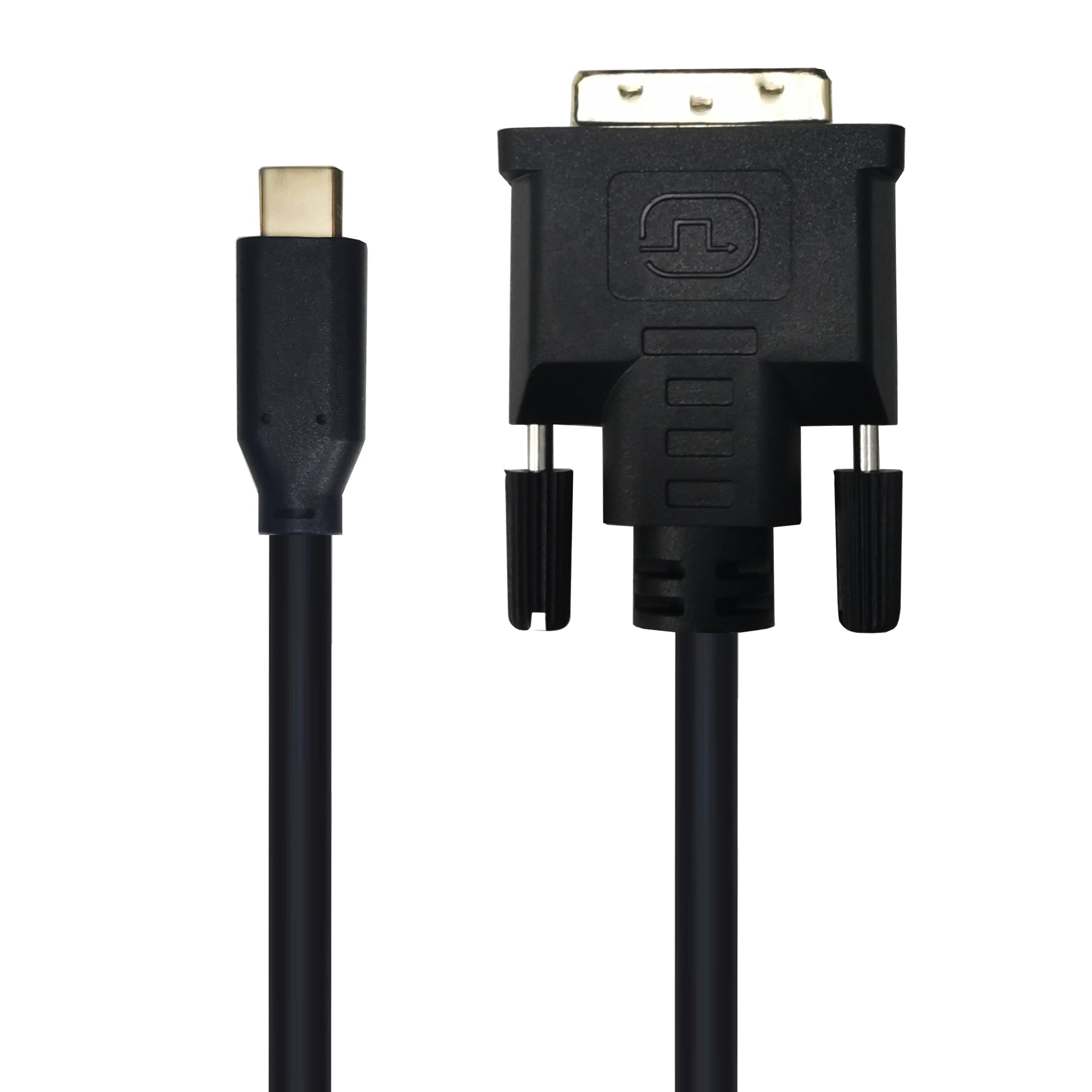 Cruxtec USB-C Male to DVI Male Cable 4K@30Hz (Black 2m) image