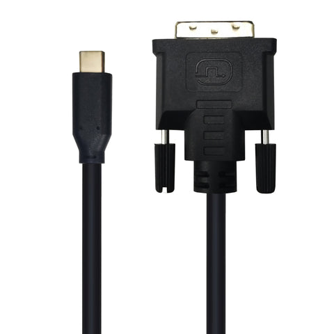 Cruxtec USB-C Male to DVI Male Cable 4K@30Hz (Black 2m) image