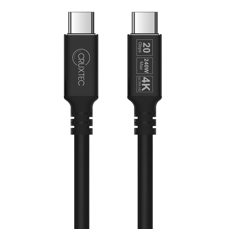Cruxtec USB-C Full-Feature Cable ( 240W, 20Gpbs, ) 4K@60Hz (5m) image