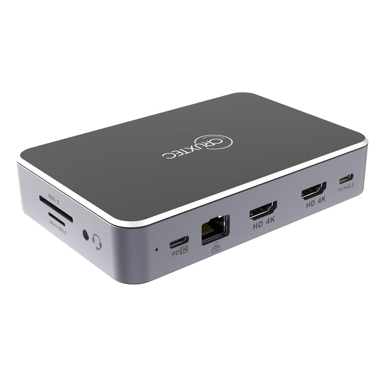 Cruxtec USB-C to DisplayPort Cable 4K@60Hz (Silver Grey 1m) image
