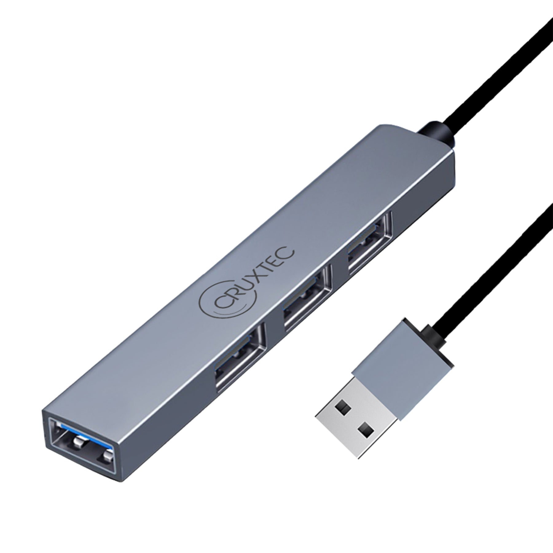Cruxtec 4-Port High-Speed USB-A 3.0 Ultra-Slim Hub image