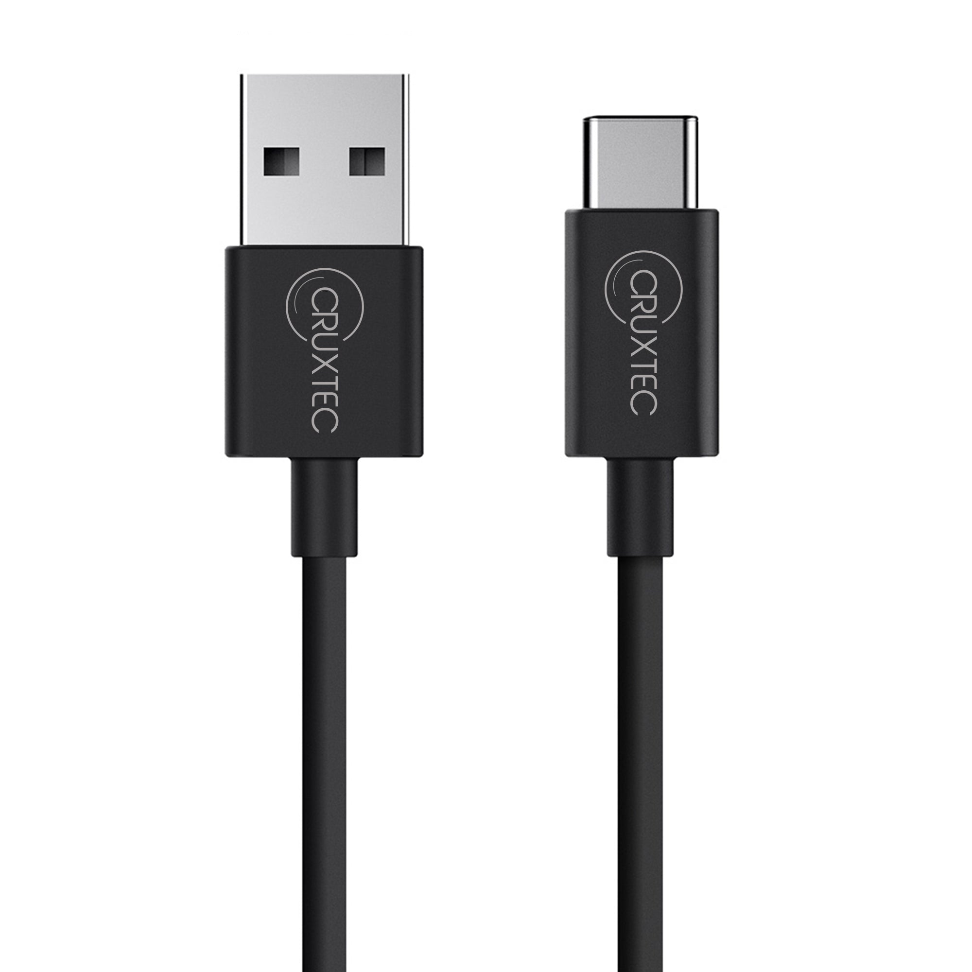 Cruxtec USB-A to USB-C Cable 60W (Black 2m) image