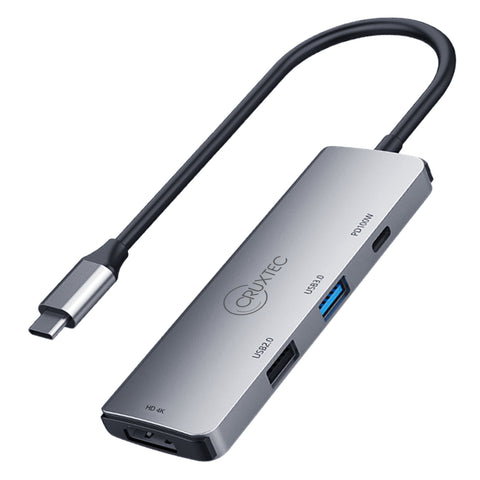 Cruxtec 4-in-1 USB-C Mini Dock with HDMI image