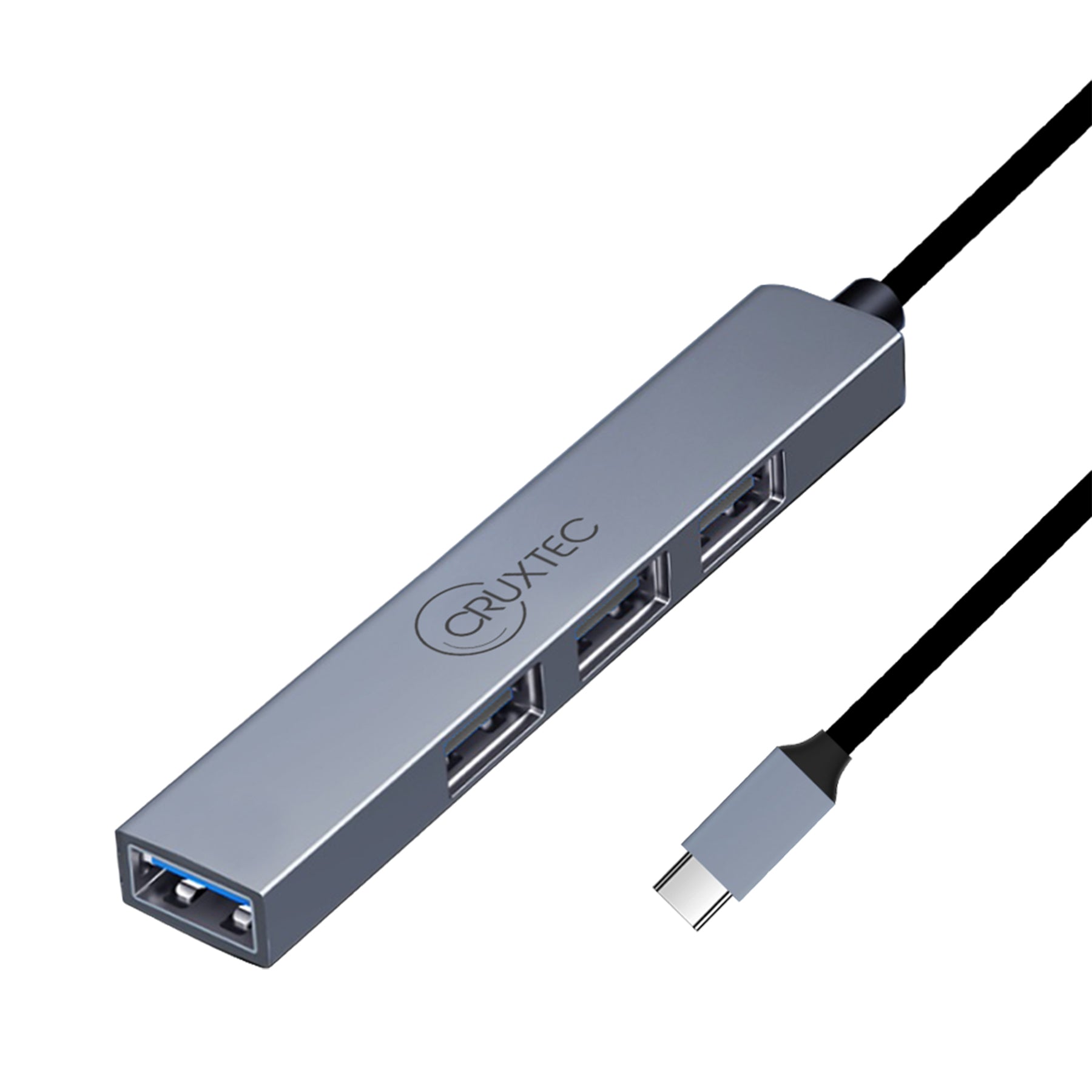 Cruxtec 4-Port High-Speed USB-C 3.0 Ultra-Slim Hub image