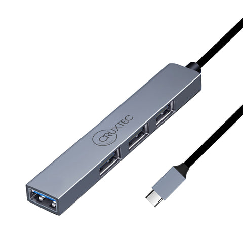 Cruxtec 4-Port High-Speed USB-C 3.0 Ultra-Slim Hub image
