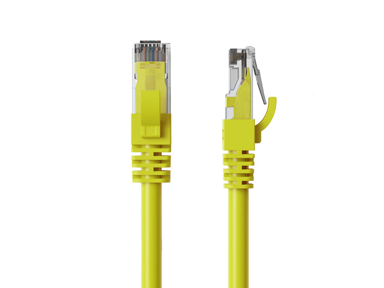 Cruxtec CAT6 UTP 10GbE Ethernet Cable (Yellow 30cm) image