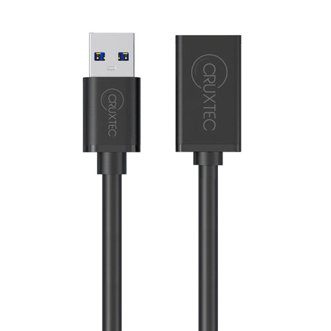 Cruxtec USB-A Male to USB-A Female Extension Cable (3m) image