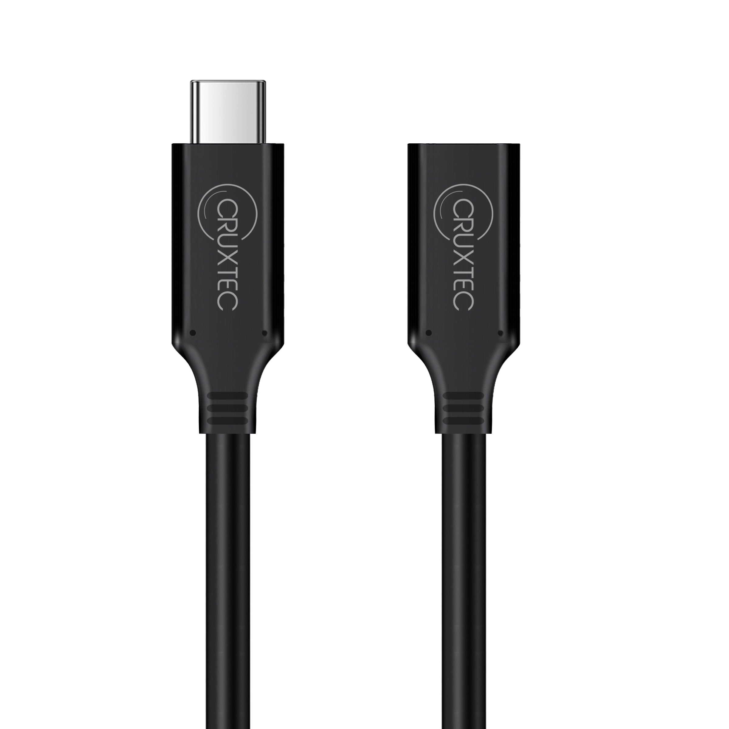 Cruxtec USB-C Male to USB-C Female Extension Cable 4K@60Hz (50cm) image