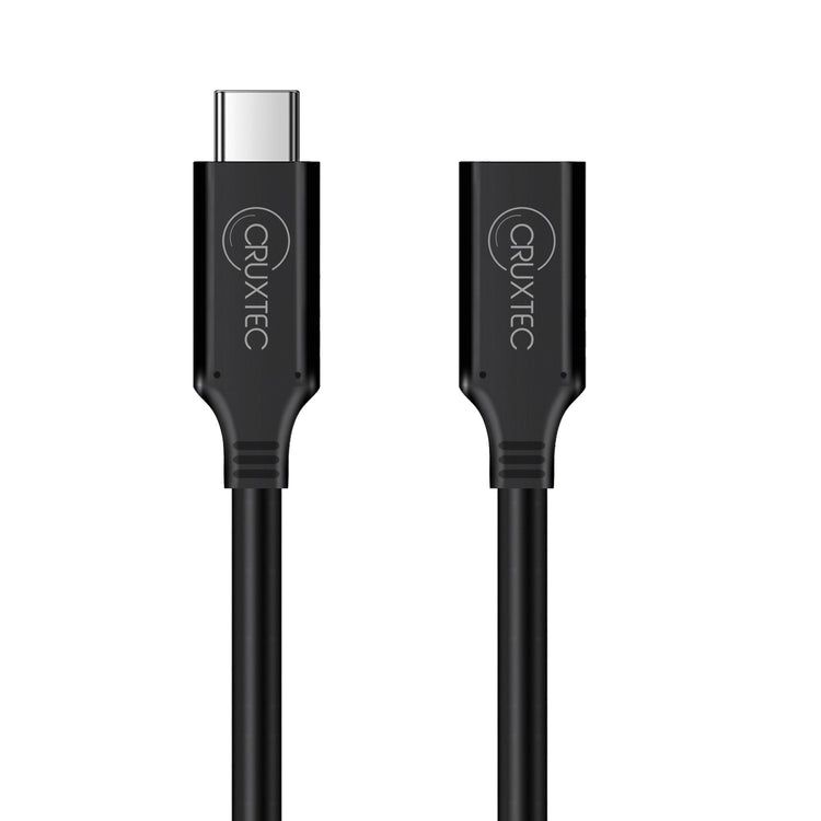 Cruxtec USB-C Male to USB-C Female Extension Cable 4K@60Hz (50cm) image