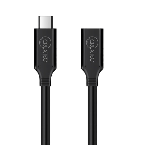 Cruxtec USB-C Male to USB-C Female Extension Cable 4K@60Hz (50cm) image