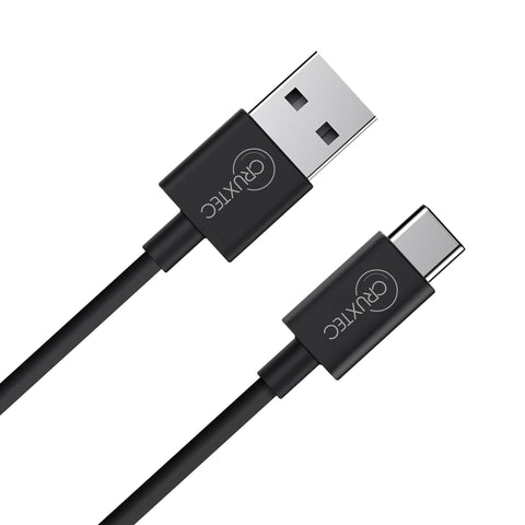 Cruxtec USB-A to USB-C Cable 60W (Black 1m) image