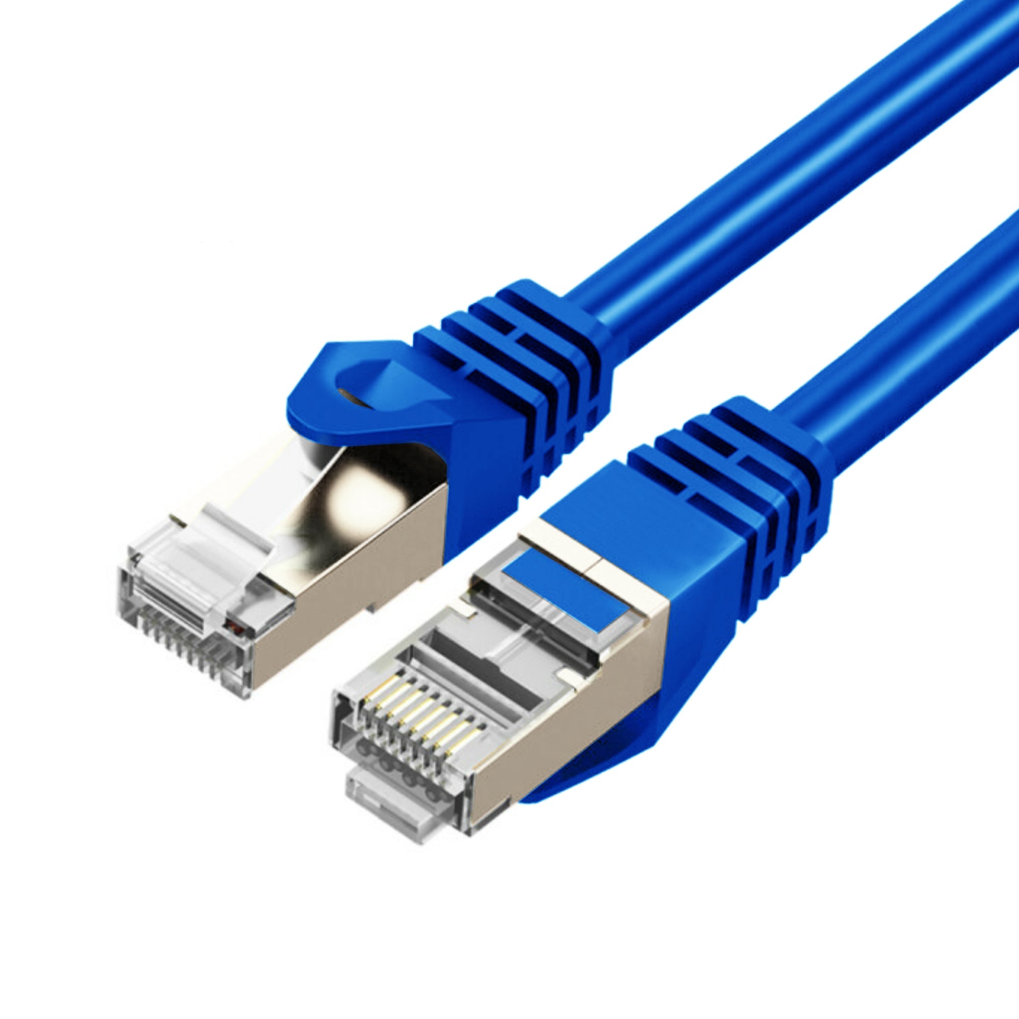 Cruxtec CAT7 SF/FTP 10GbE Shielded Ethernet Cable (Blue 2m) image