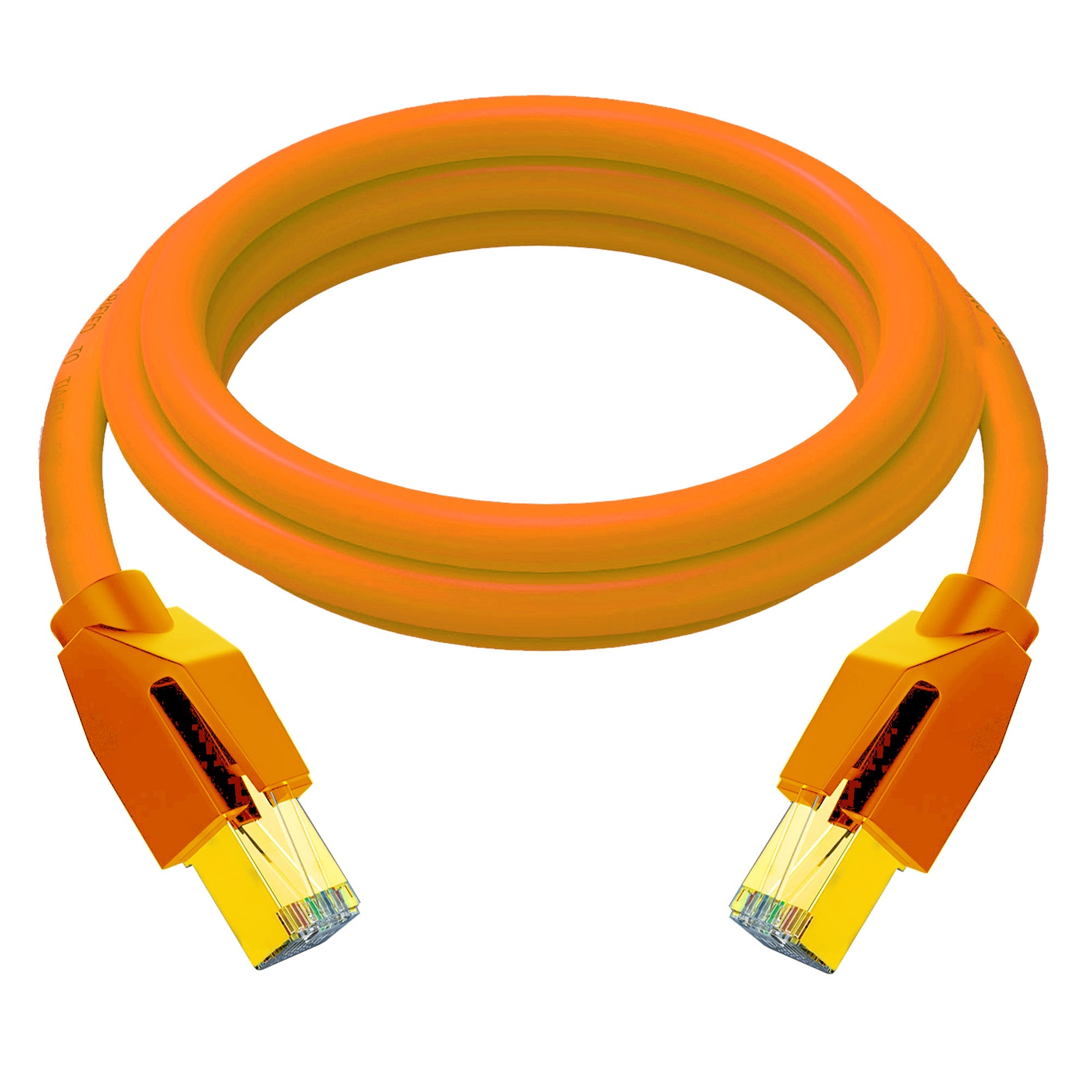 Cruxtec CAT8 S/FTP 40GbE Shielded Ethernet Cable (Orange 15m) image